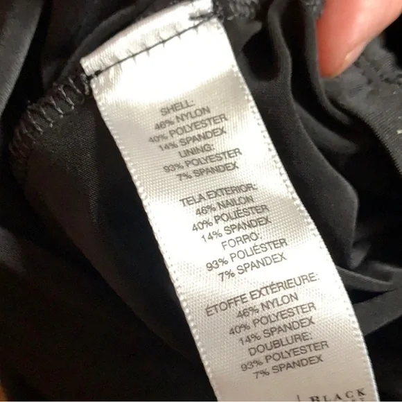 WHBM a black velvet top blouse small - Picture 5 of 6